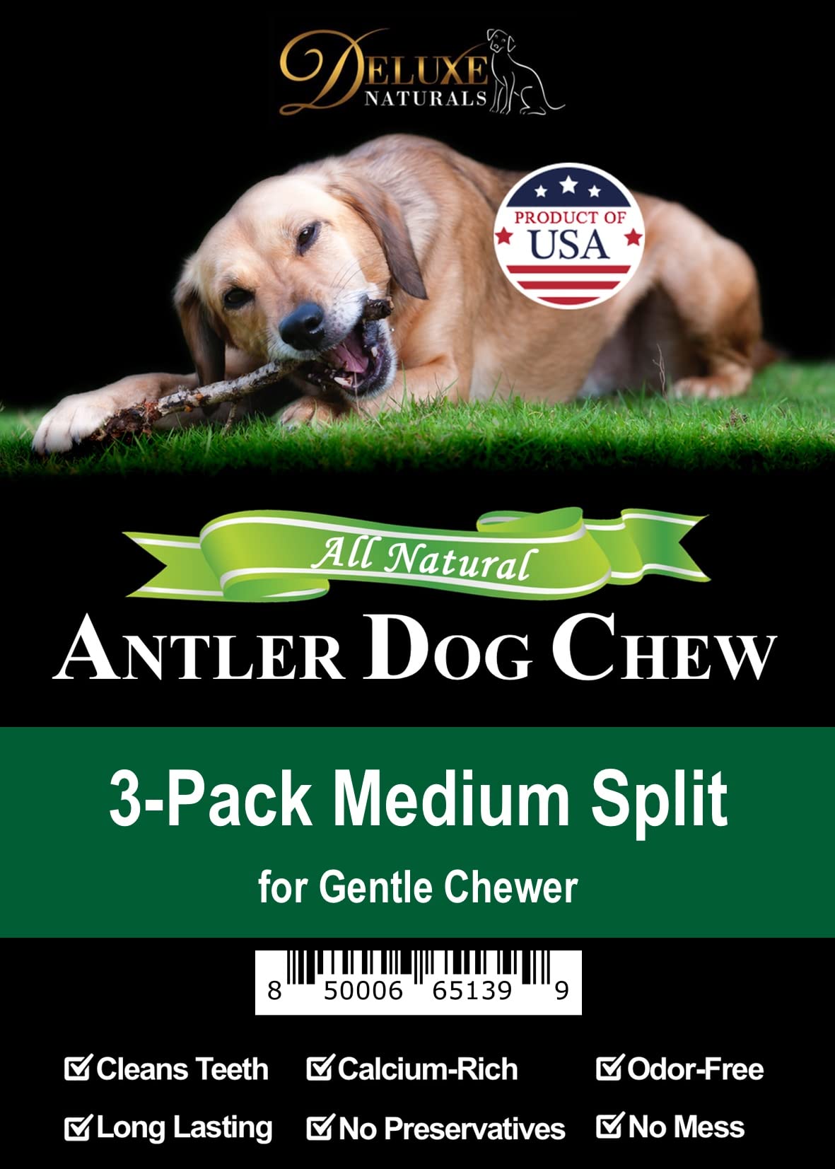 Deluxe Naturals pièces coupées pour mâchage facile chez petits chiens