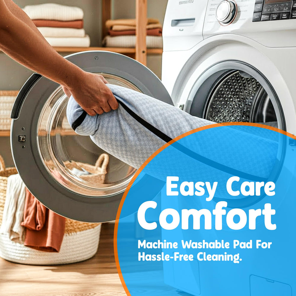 DenMate housse lavable en machine pour un entretien pratique.