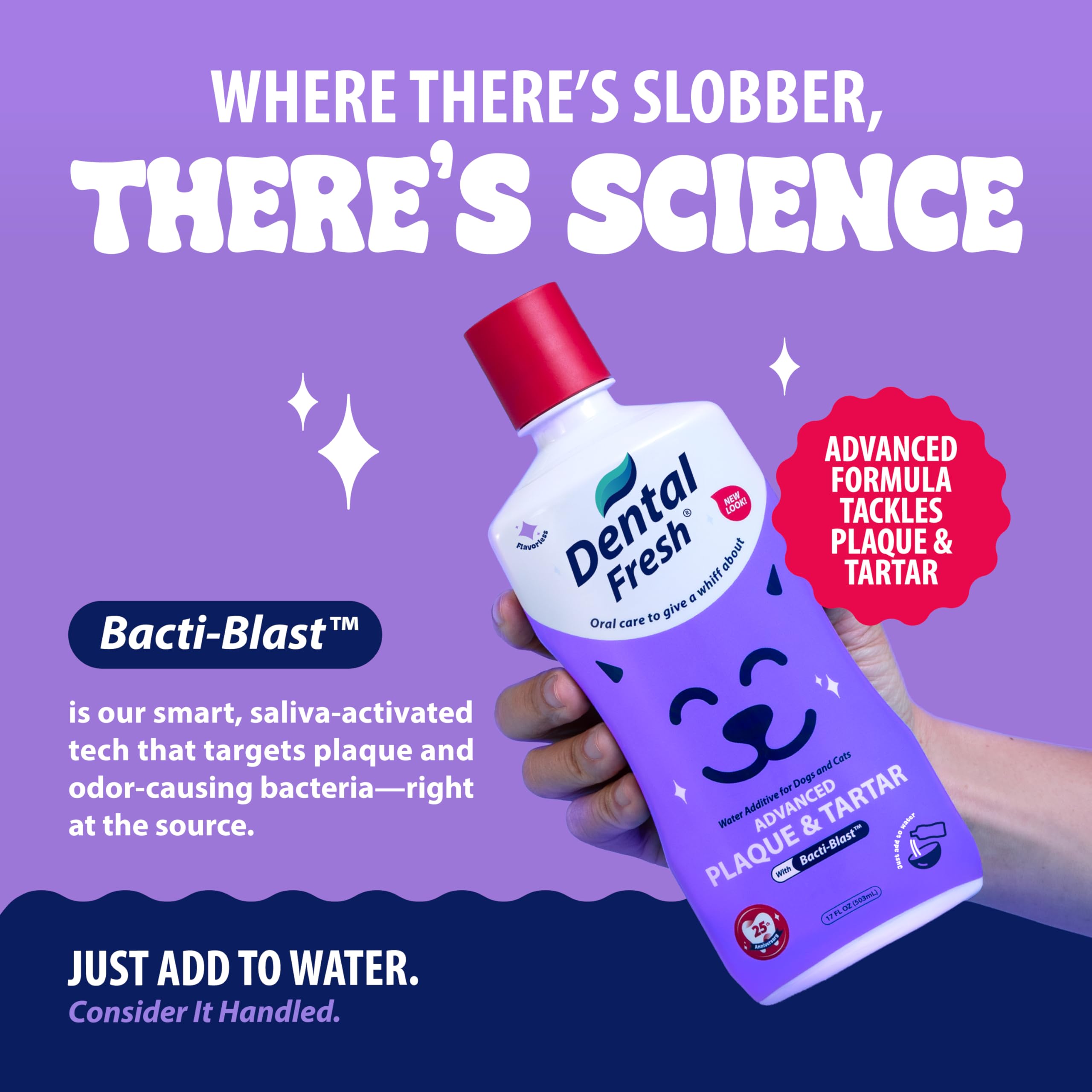 Dental Fresh Additif Eau Haleine Fraîche: aide potentielle à une haleine plus fraîche.