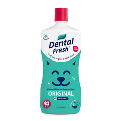 Dental Fresh – bouteille additif eau 32oz prête à l’emploi pour dents propres des chiens et chats