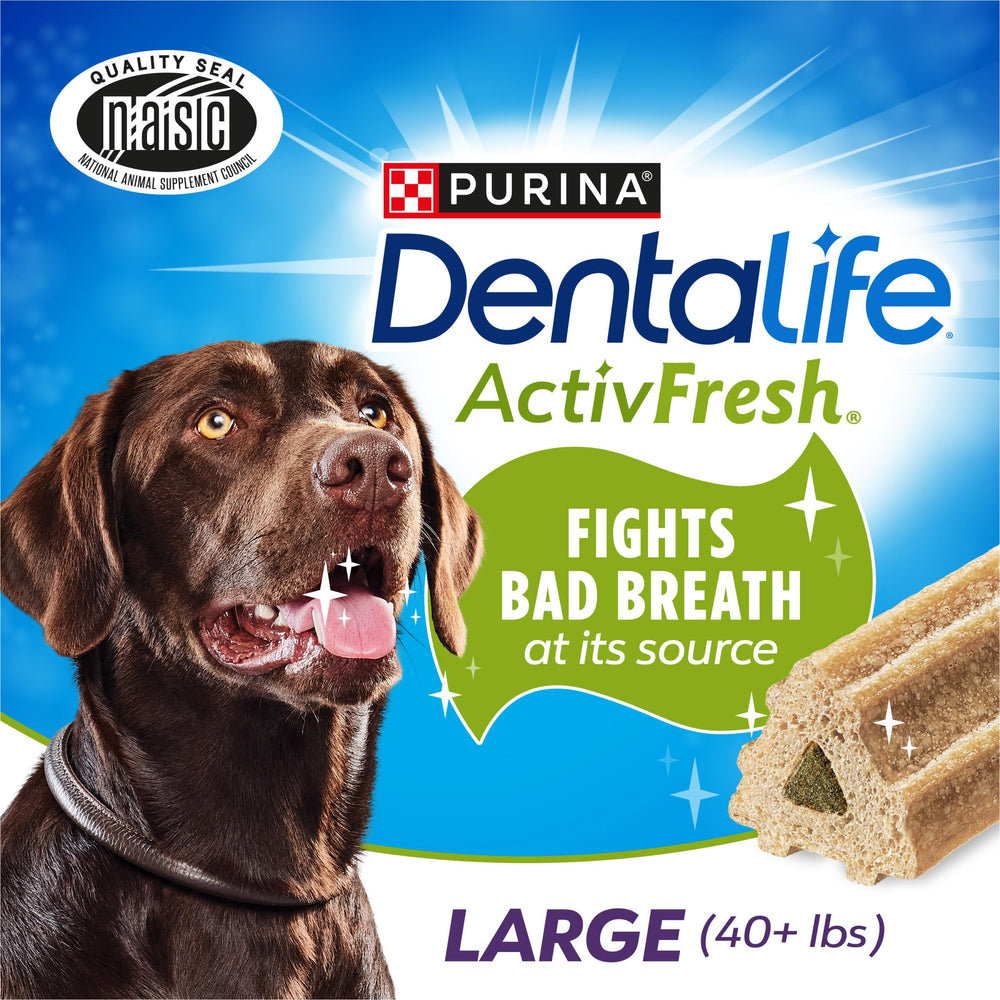 Dentalife ActivFresh : os à mâcher poulet pour grands chiens, routine dentaire