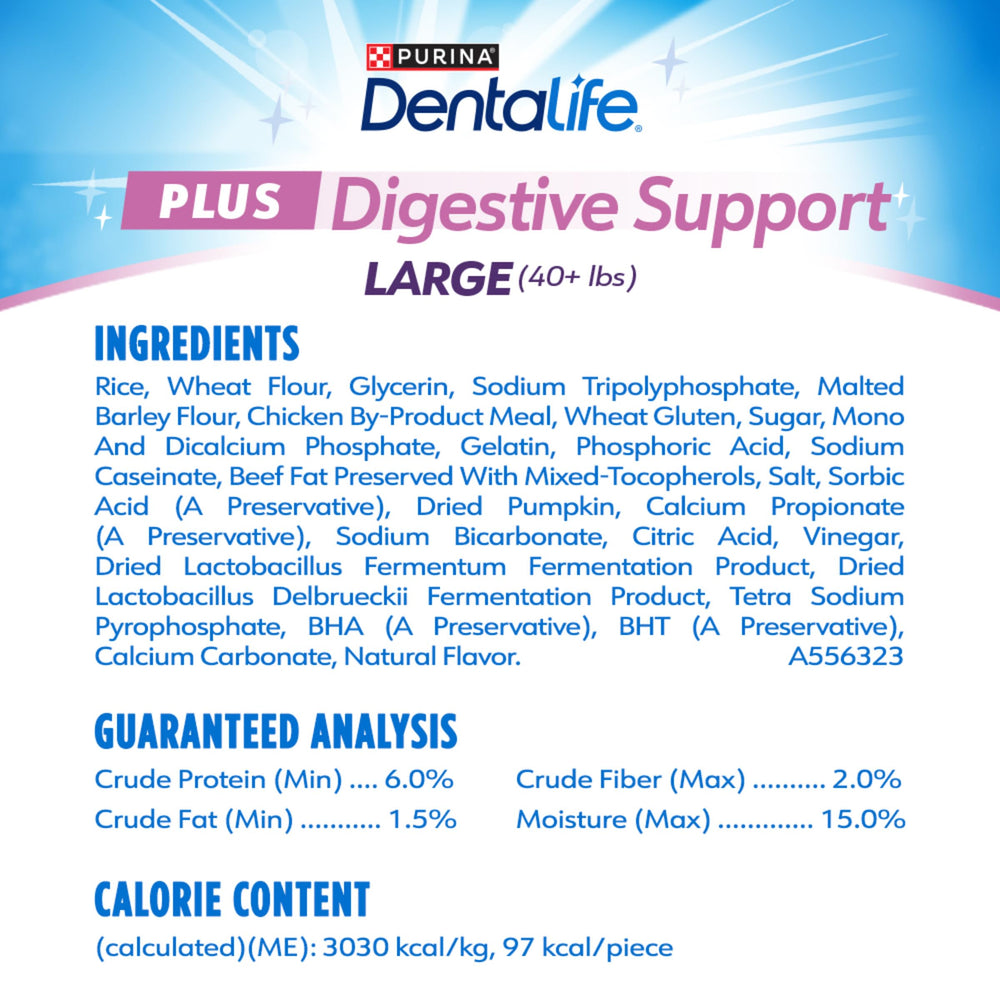 Dentalife Plus soutien digestion grâce au mélange ProGut.