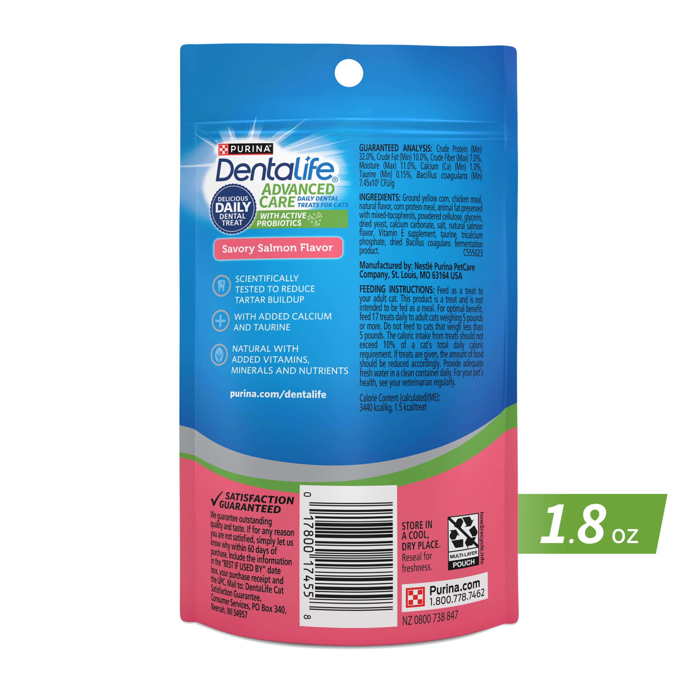 Dentalife sachet fermeture offre une solution pratique pour garder la fraîcheur entre les repas.