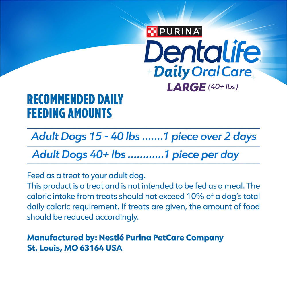 Dentalife sans colorants artificiels, ingrédients de haute qualité.