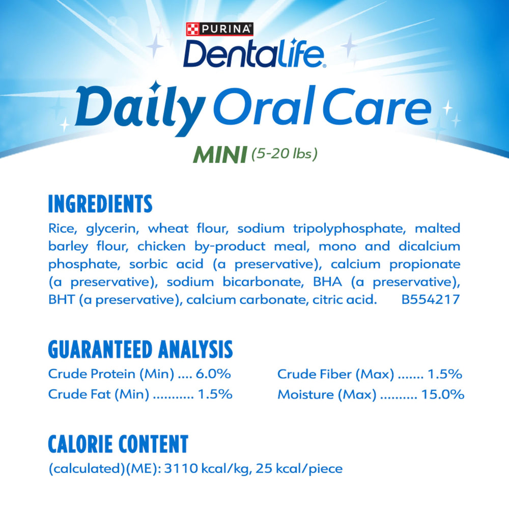 Dentalife saveur poulet plaît au chien lors des friandises
