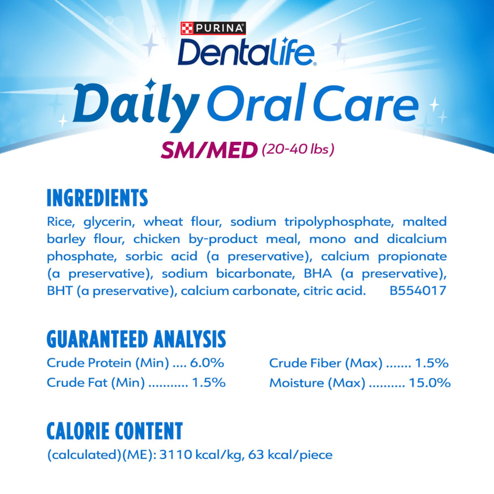 Dentalife : produit approuvé VOHC, assurant des normes d'hygiène bucco-dentaire.