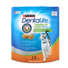 Friandises Dentallife dans un sachet refermable de 19oz pour chat.