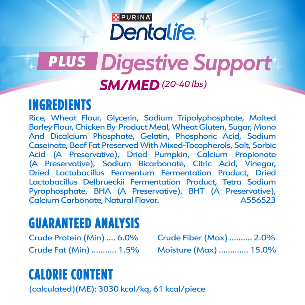 DentaLife sachet refermable, conservation pratique des friandises.