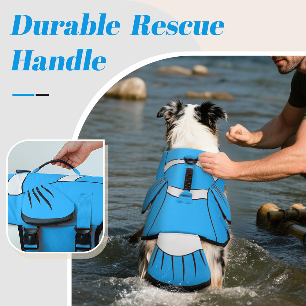 DENTRUN gilet grand chien, poignée de secours pour récupération