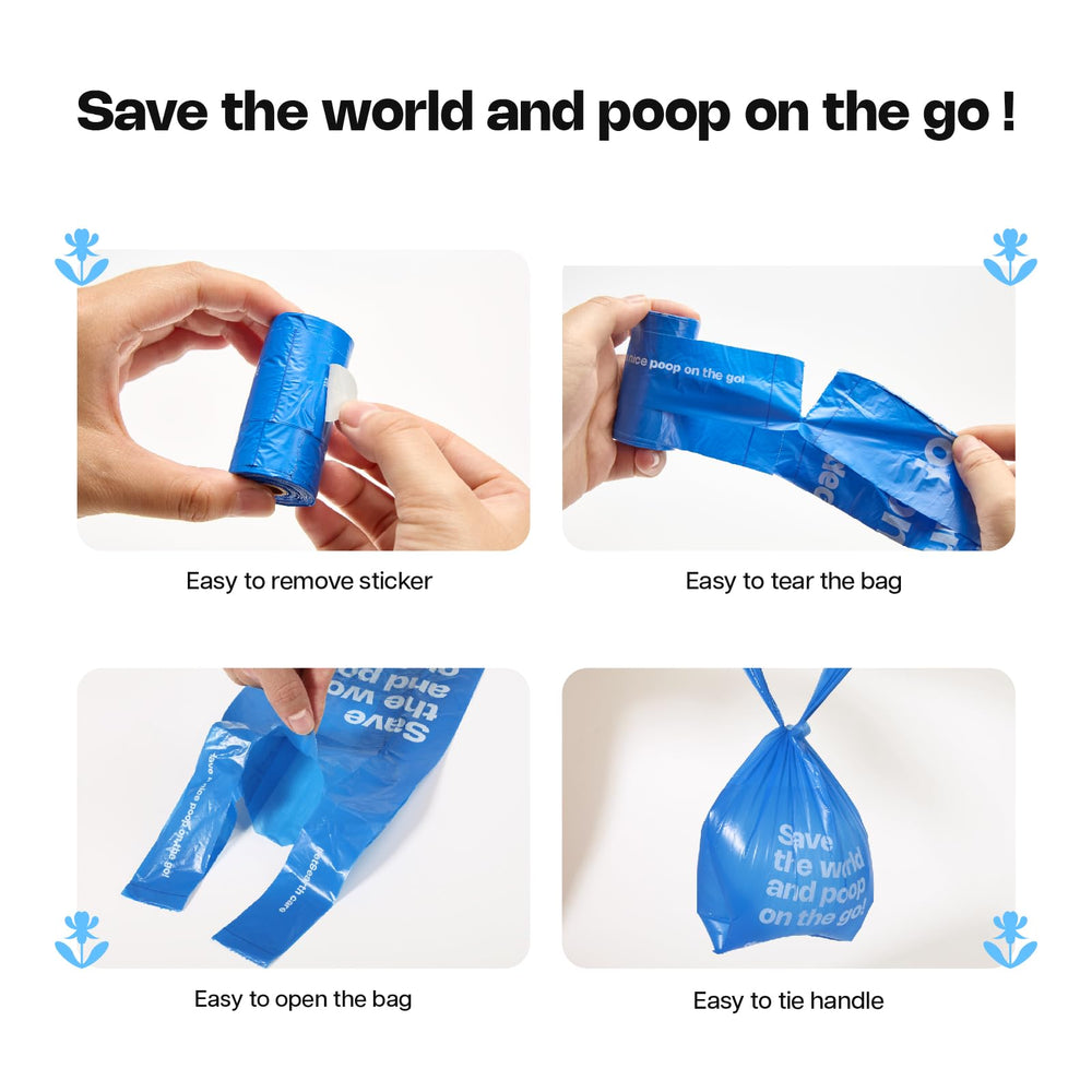 Sacs Deo Doo en amidon de maïs et plastique recyclé