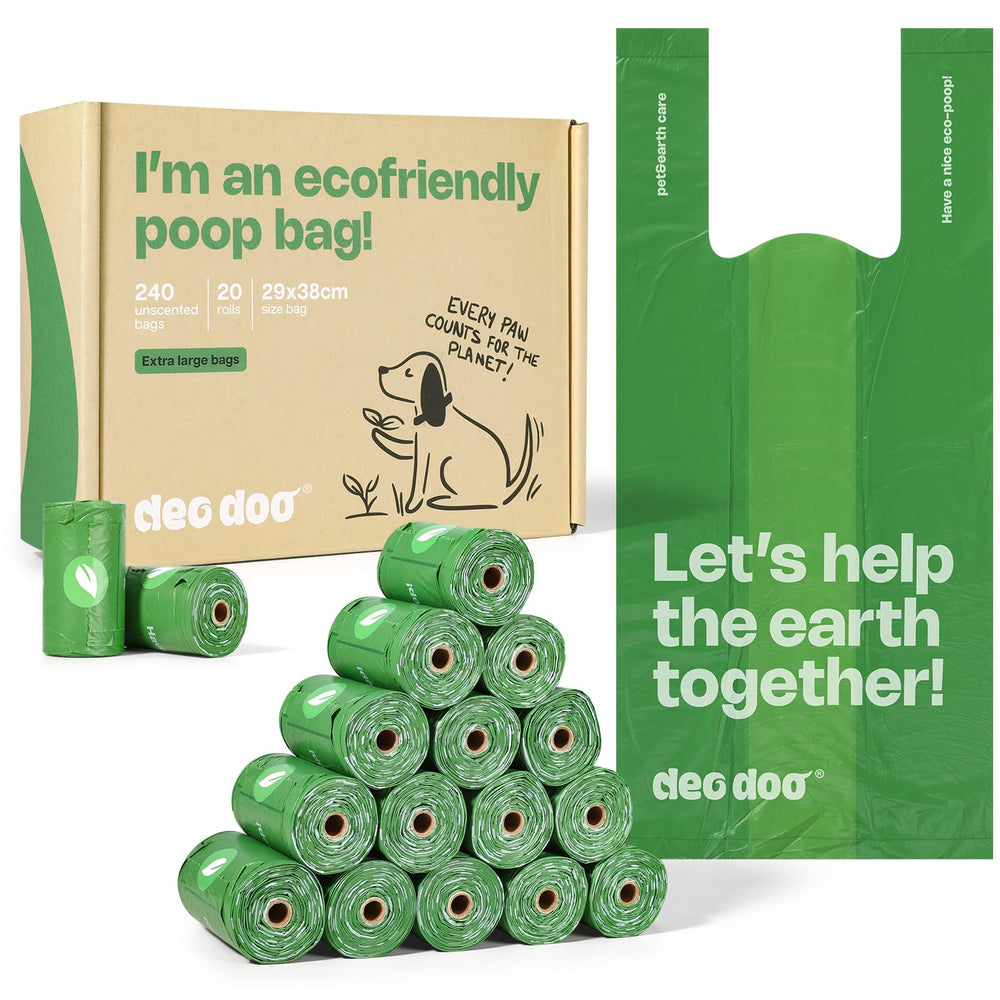 Sacs Deo Doo avec poignées grand format, pratiques pour les promenades.