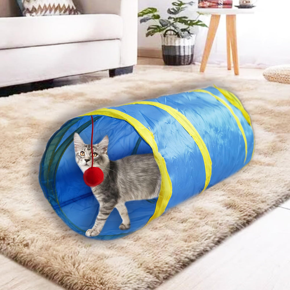 Tunnel Deofun interactif avec boules pour stimulation mentale.