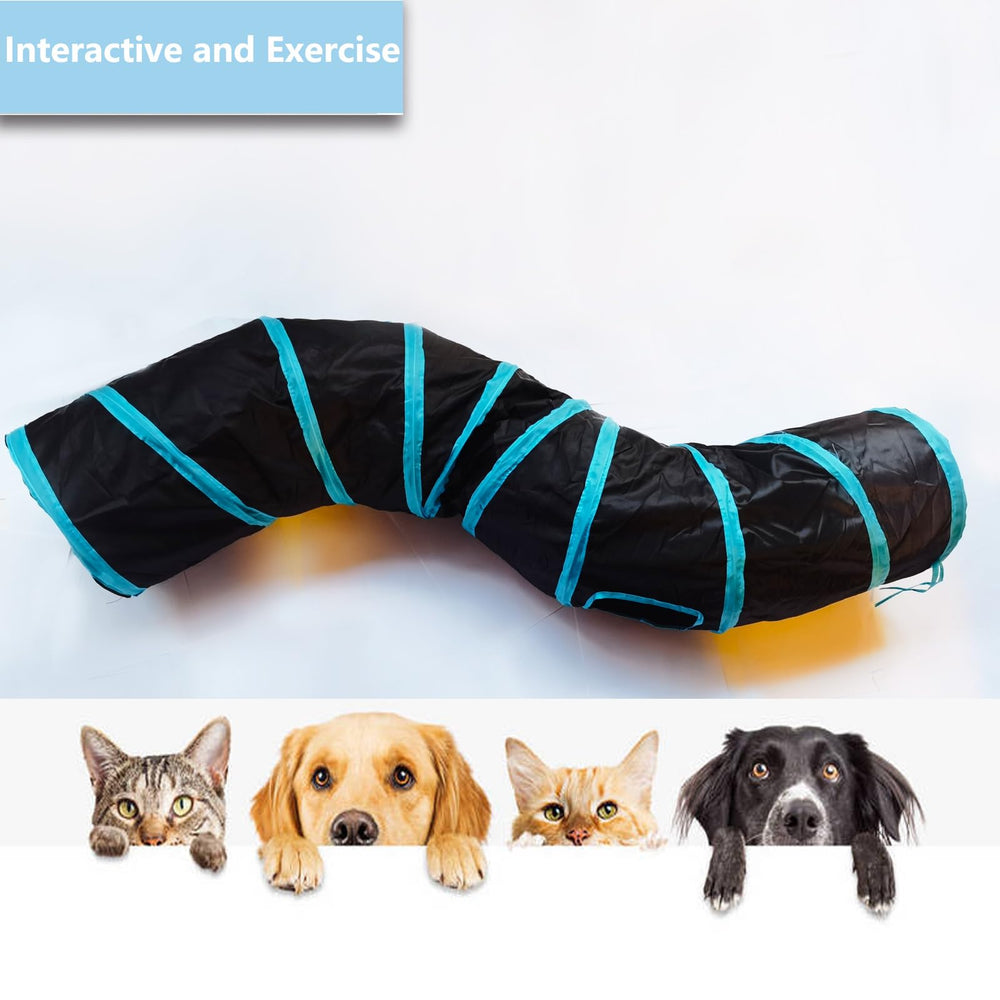 Deofun tunnel-chat bleu: usage polyvalent dans différentes pièces.