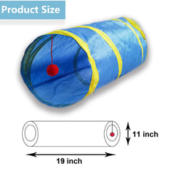 Tunnel Deofun chat pliable et portable, idéal pour déplacements.