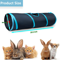 Tunnel Deofun pour chat avec tissu doux et confort assuré.