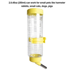 Capacité de 250 ml pour répondre aux besoins hydriques du petit animal.