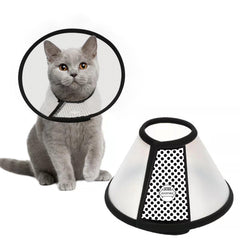 Depets collier convalescence chat - velcro pour ajustement rapide et sûr