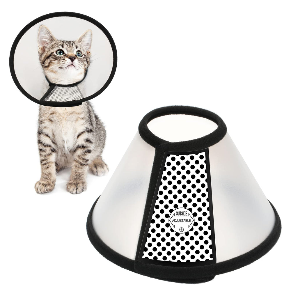 Cône de récupération Depets pour chat, protège les plaies pendant le toilettage.