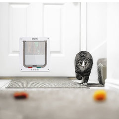 Système de fermeture silencieuse Depets porte-chat moyen pour moindre bruit.