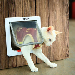 Depets porte-chat quatre-modes, contrôle total des entrées et sorties.