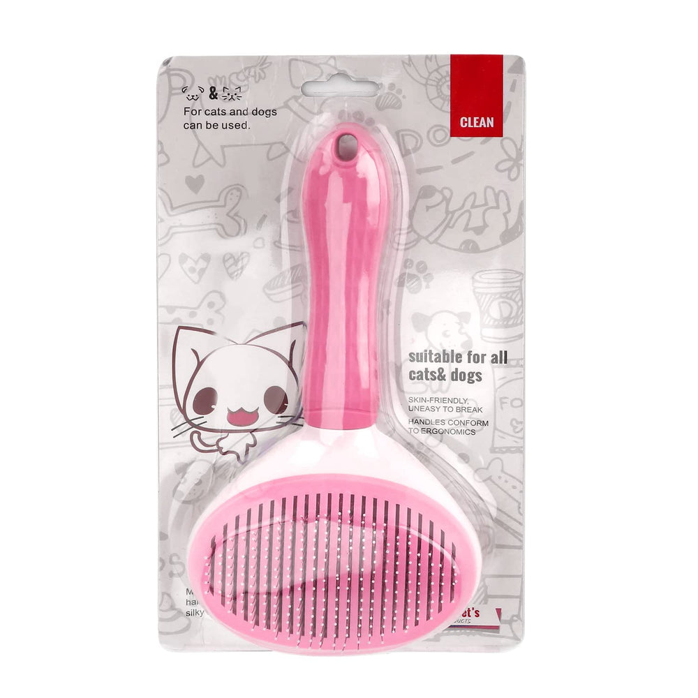Depets séance de toilettage agréable en rose renforçant le lien avec l’animal