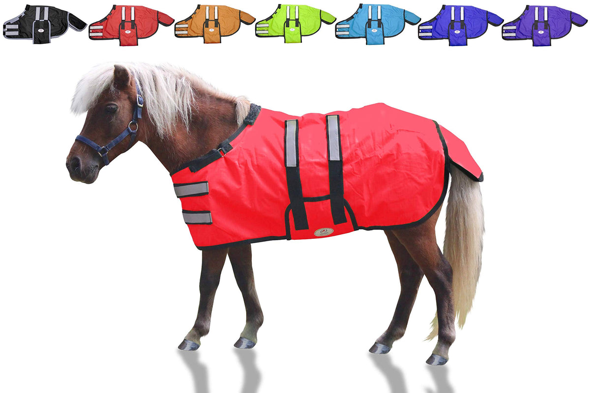 Derby Originals couverture mini-cheval 600D imperméable protège des intempéries.