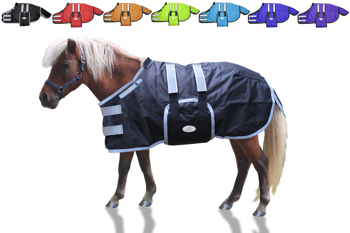 Derby Originals, couverture hivernale pour mini cheval et poulain, chaleur et protection.