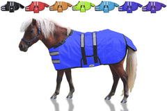 Couverture imperméable Derby Originals Mini Cheval pour poulain, protection contre l’humidité et le froid.