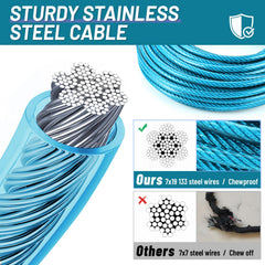 Derkriy Dog Runner avec ressort absorbant pour limiter les tirages.