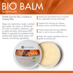 Dermoscent Bio Balm – nez-seche: hydratation douce pour nez sec.