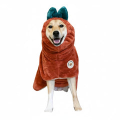 robe-douche-chien ultra absorbante de DERPYCHAPPY pour séchage rapide