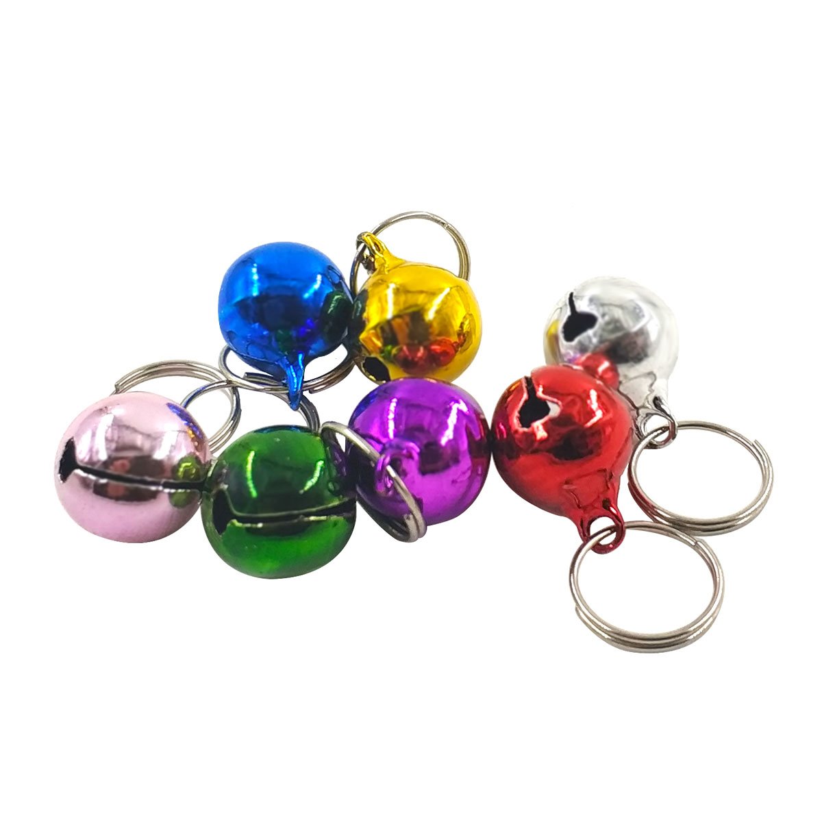 Grelots métalliques DEVILMAYCARE 12 mm pour collier, sécurité et suivi léger de votre animal.