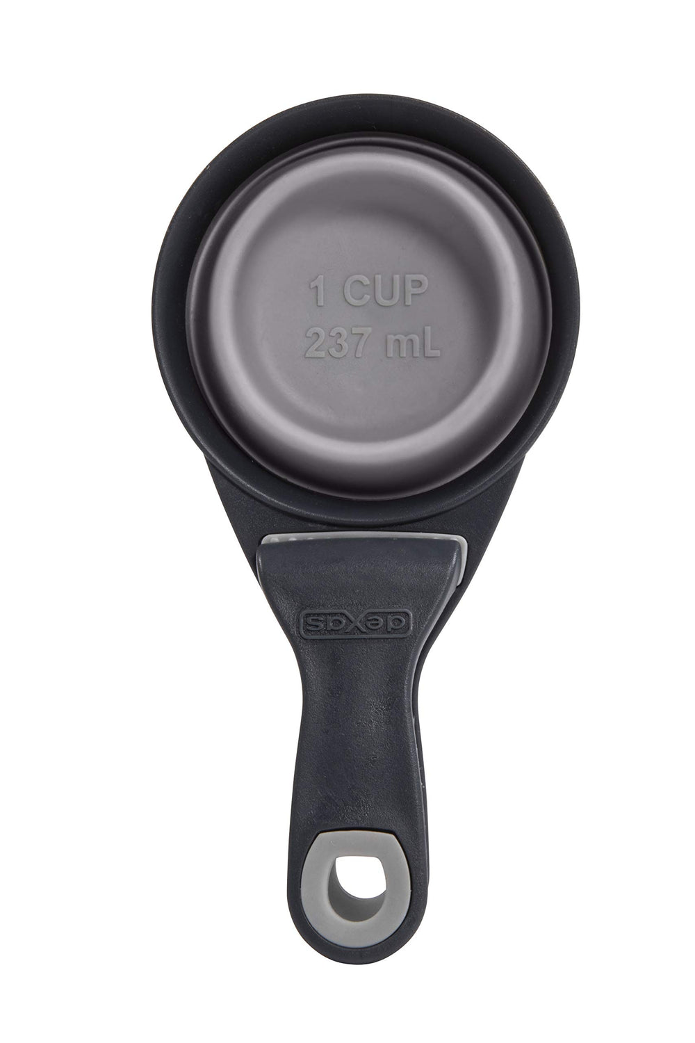 Dexas KlipScoop doseur d'une tasse prêt pour la ration.