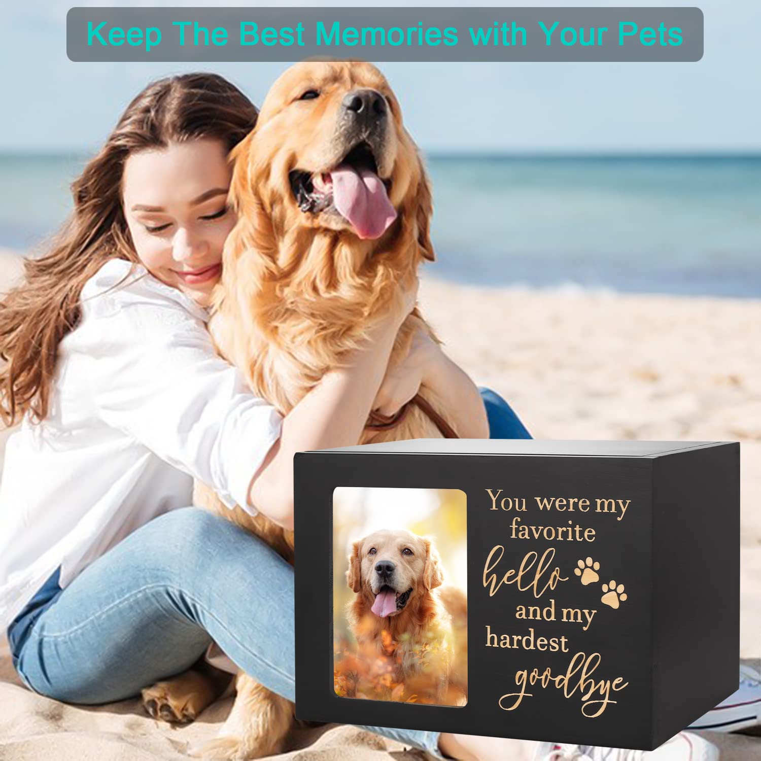 Coffret mémoire DGDCDV avec cadre photo pour commémorer.