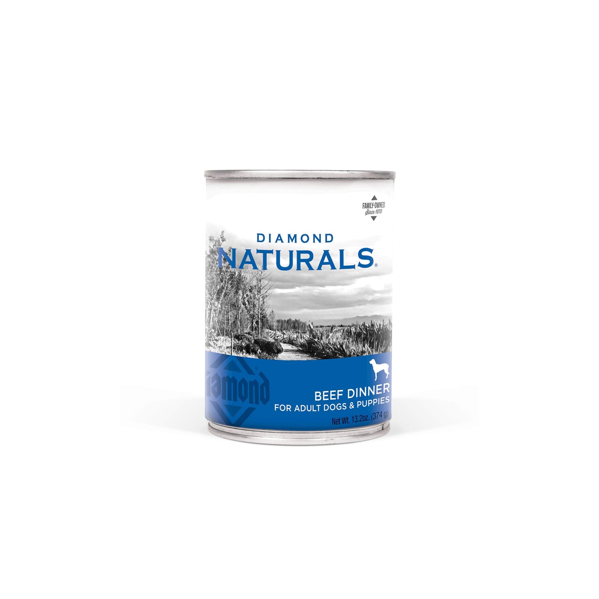 Diamond Naturals Boeuf Dinner en conserve pour chien, favorise les muscles grâce à une protéine de qualité.
