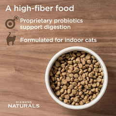 Diamond Naturals Chat Intérieur: fibres pour soutenir la digestion et le confort intestinal.