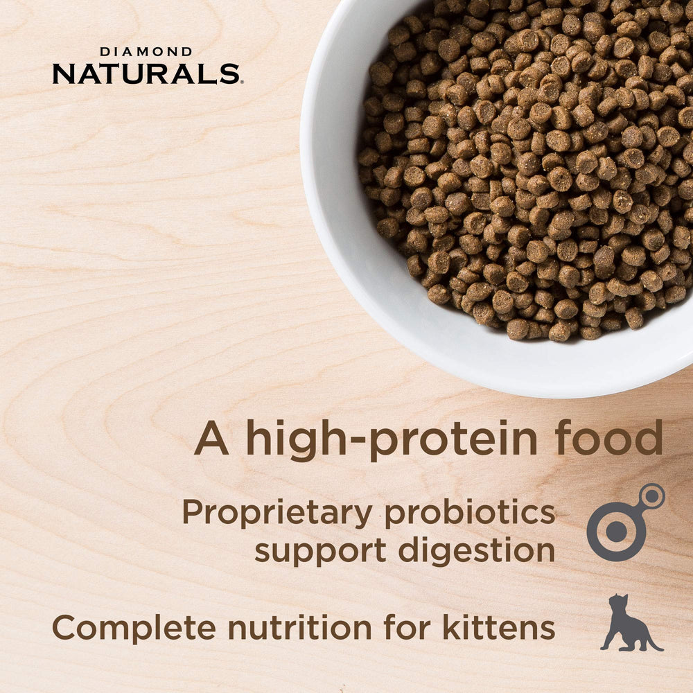 Diamond Naturals chaton probiotiques et antioxydants – soutien digestif et immunitaire.