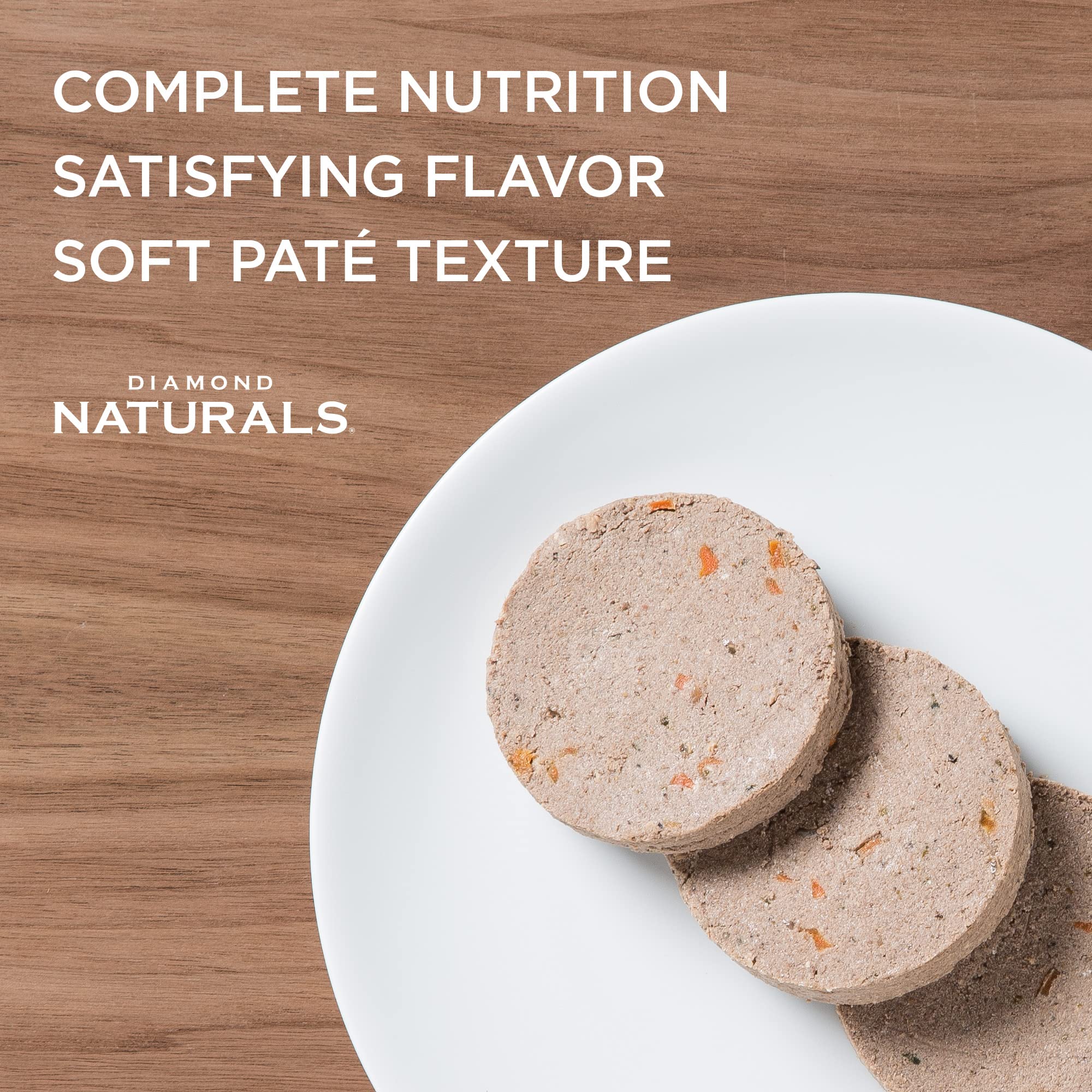 Diamond Naturals Dîner-agneau-ingredients-canneberges-potiron-bleuets: fibres et vitamines essentielles.