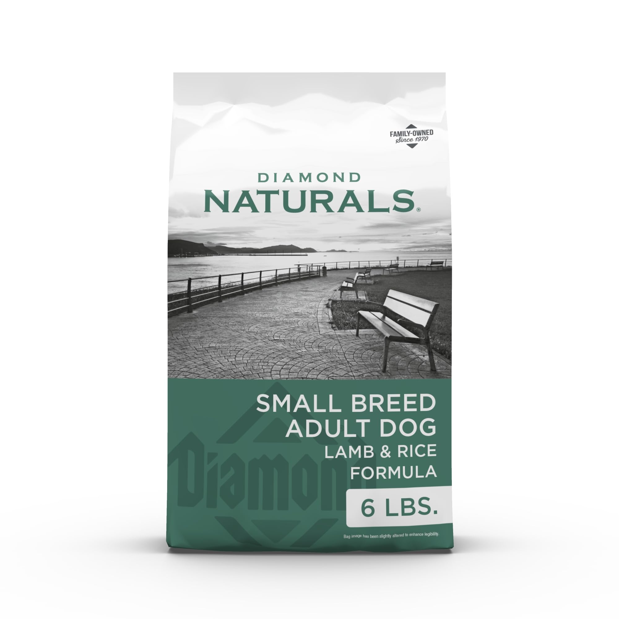 Diamond Naturals Petite Race croquettes agneau riz, faciles à mâcher pour petites races.