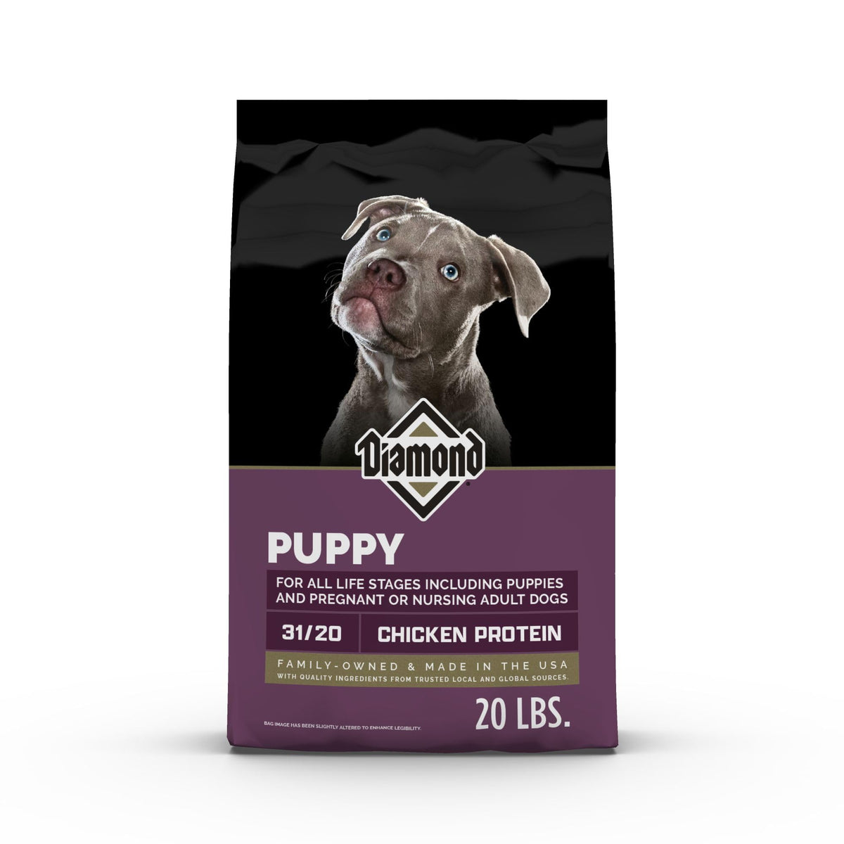 Diamond Puppy - nourriture sèche chiot sac 20 lb pour croissance saine.