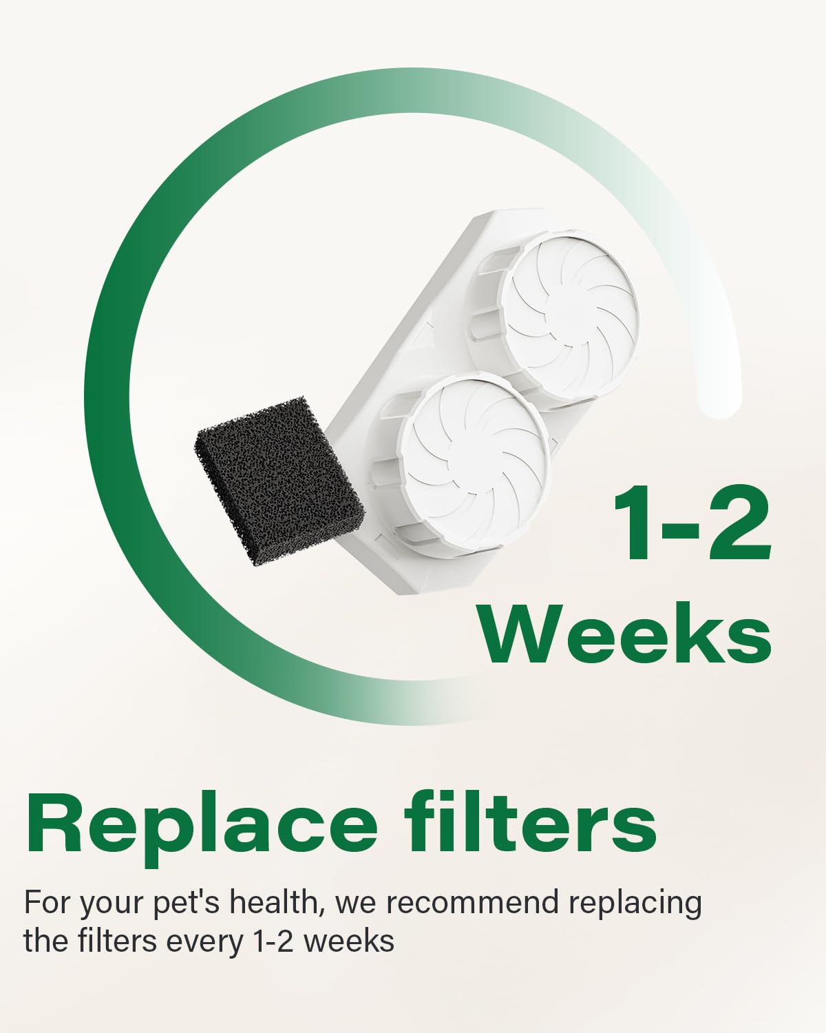 Filtration multi-étapes DIANU pour fontaine chat