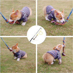 DIBBATU Flirt Pole corde de 38 pouces pour une distance adaptée.