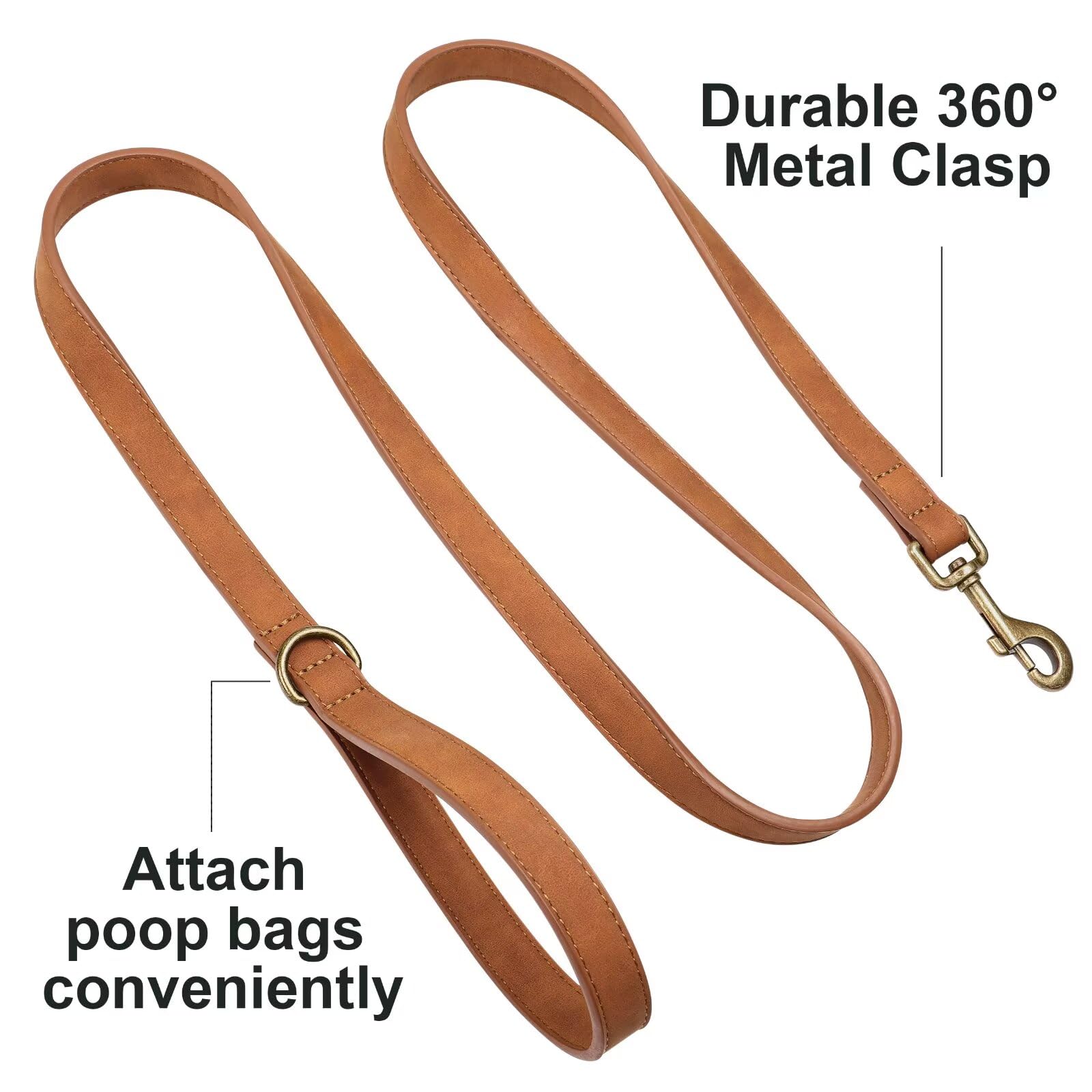 Ensemble collier harnais assorti Didog pour un look coordonné.