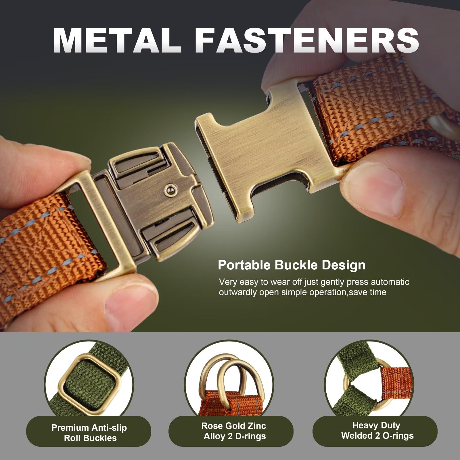 Harnais Didog en nylon durable pour une utilisation quotidienne fiable.