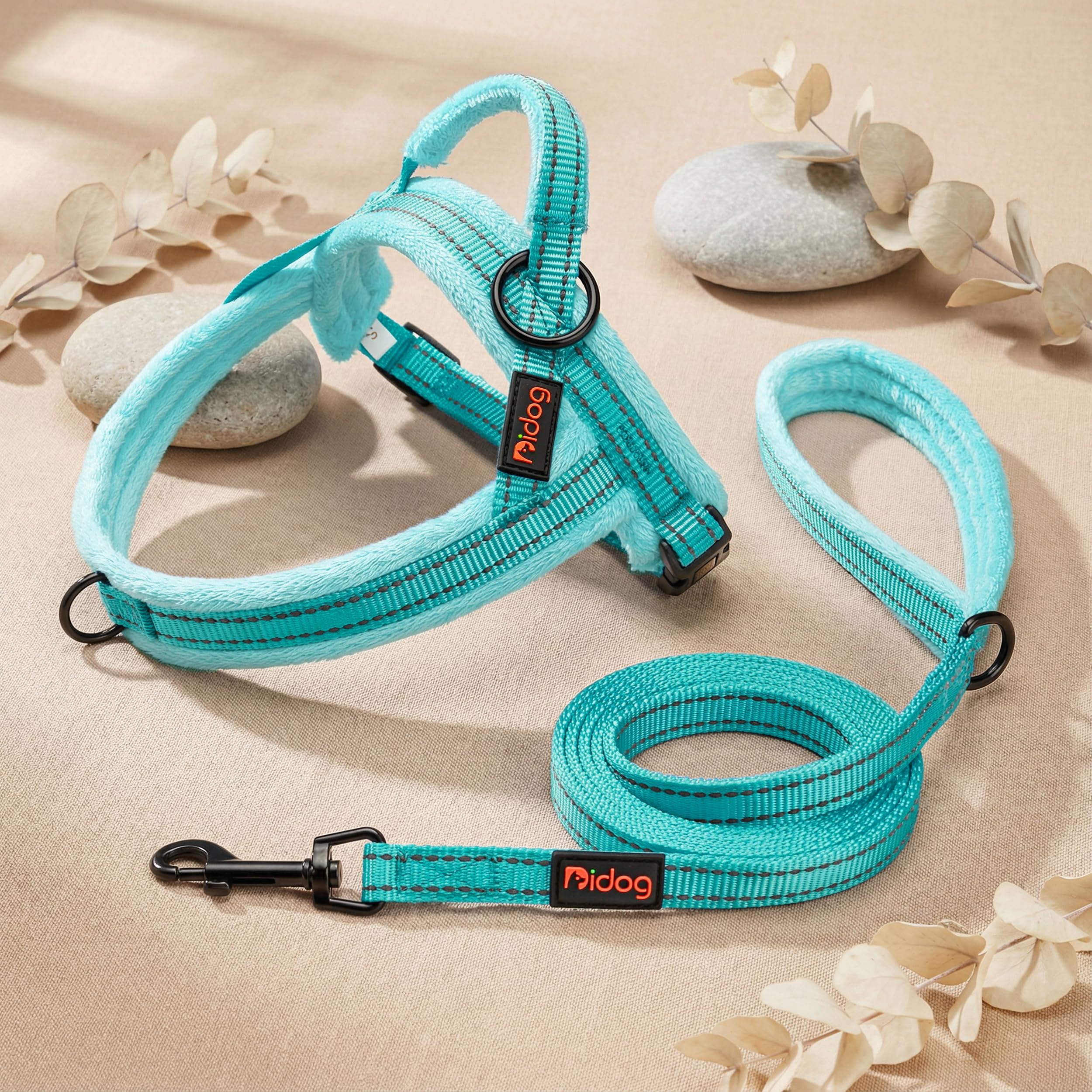 Harnais Didog nylon durable, vue arrière, durabilité et entretien facile.