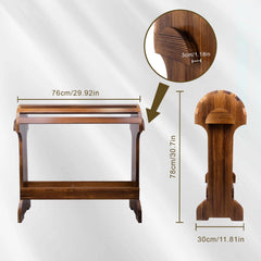 DigNew porte-selle avec rainures pour renes et etagere intégrée, rangement pratique.