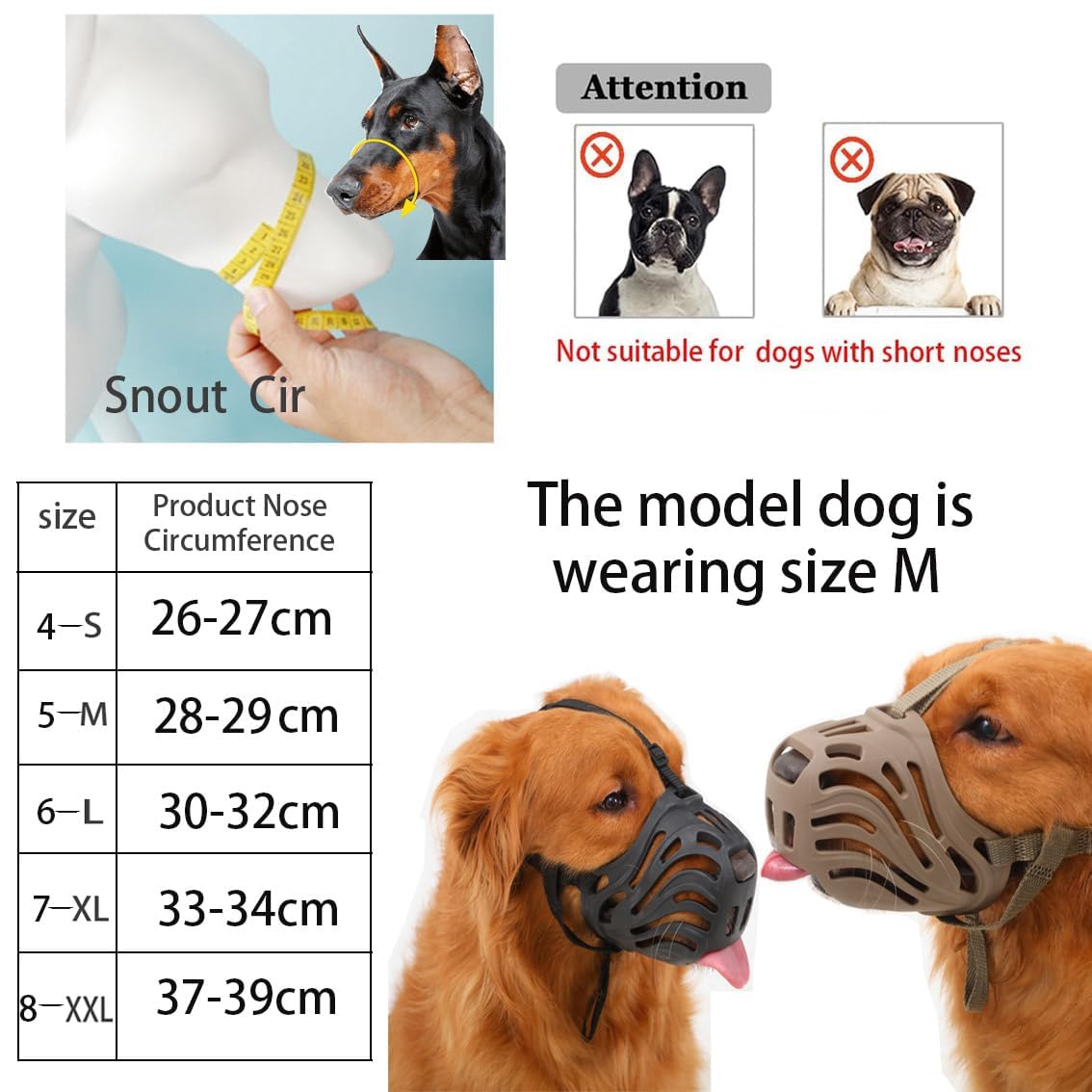 Diketone masque-chien visite-veterinaire-toilettage, sécurité accrue lors des visites et soins.