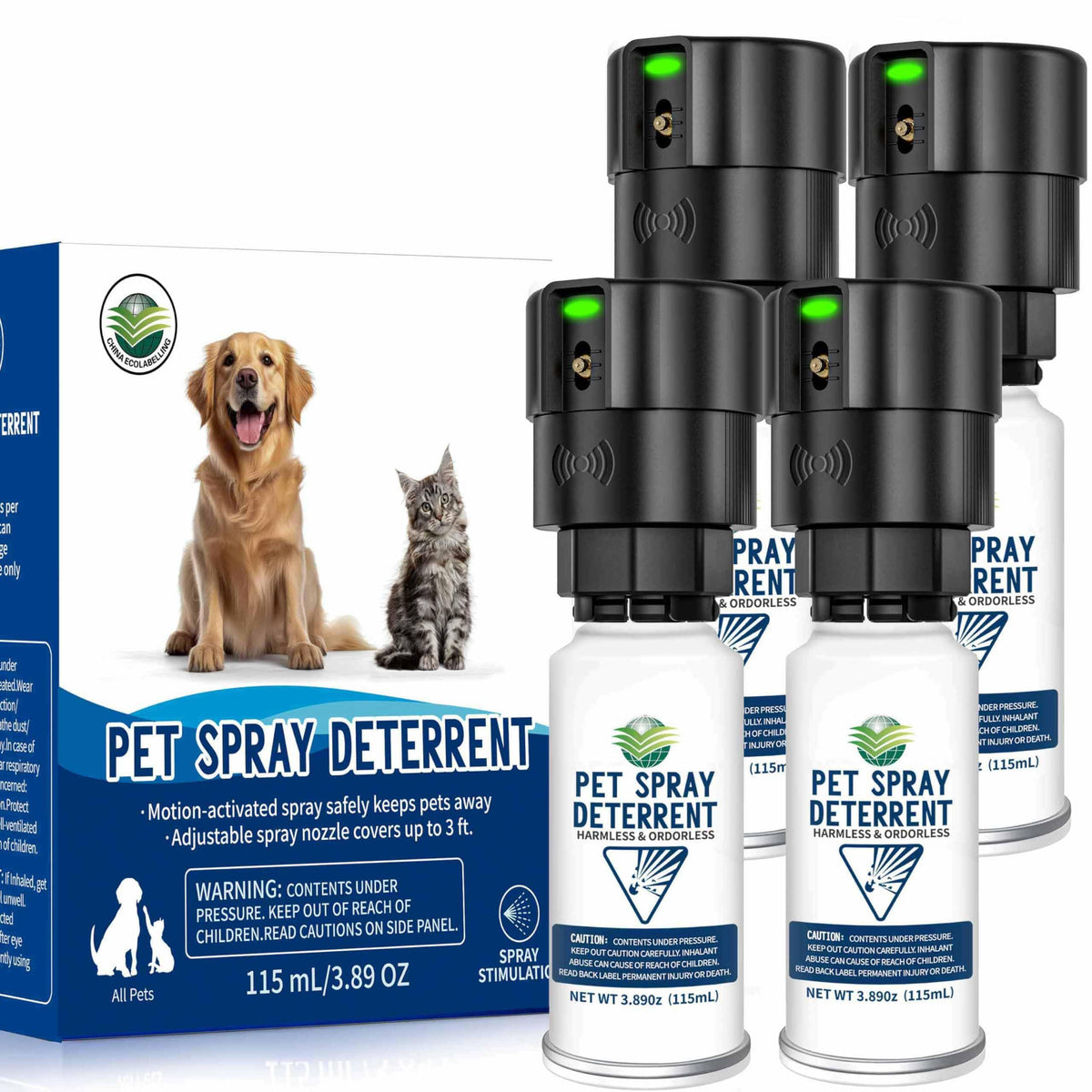 Packaging du système diloqio prêt à installer pour dissuader les animaux.