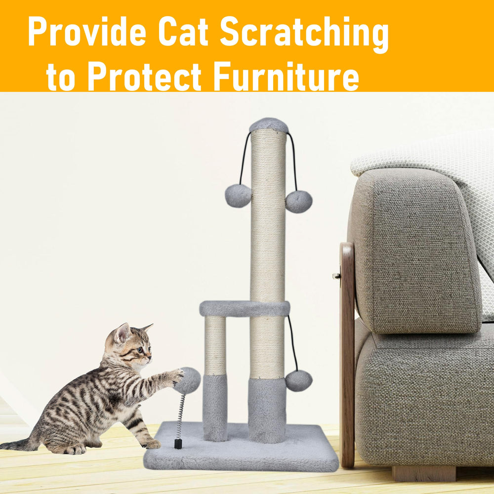 Dimaka griffoir-arbre-chat design-gris s’adapte à votre intérieur