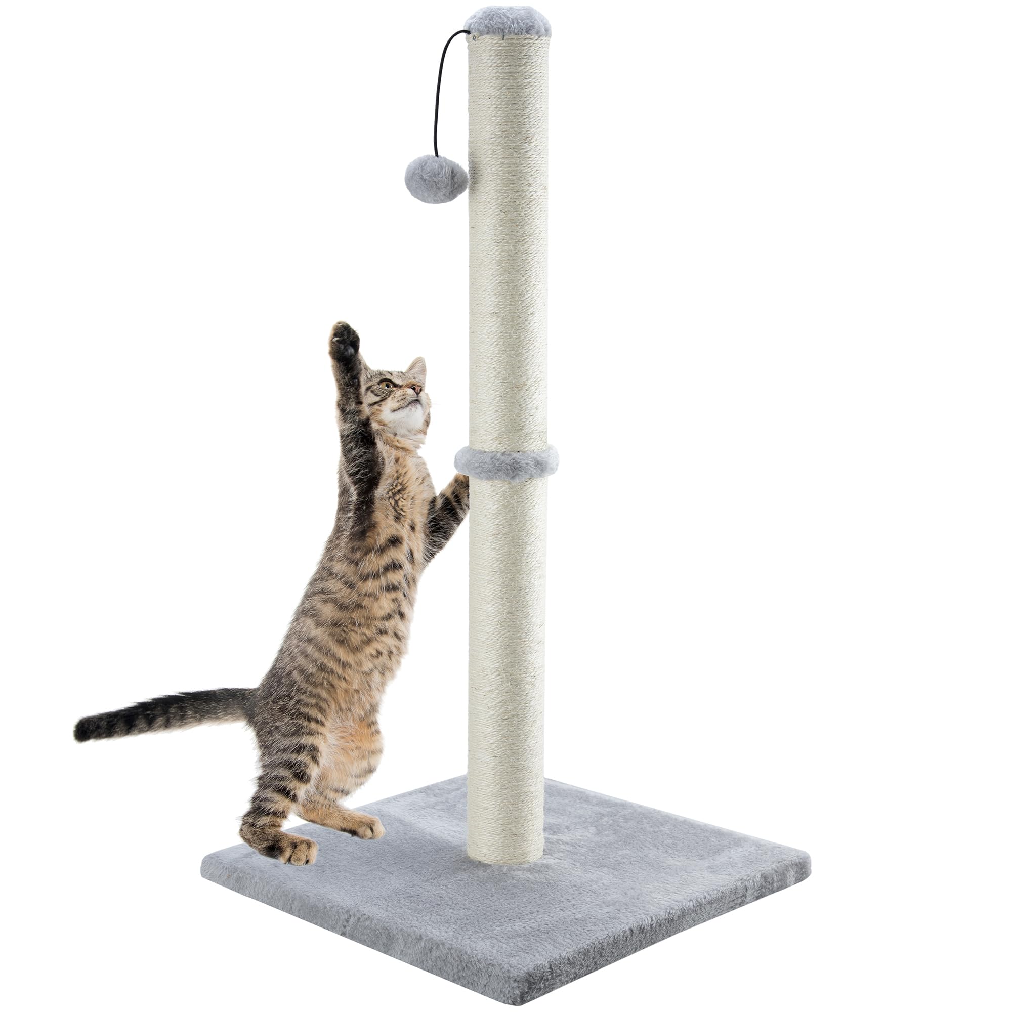 Dimaka poste-grattoir 34 pouces pour chats de toutes tailles.